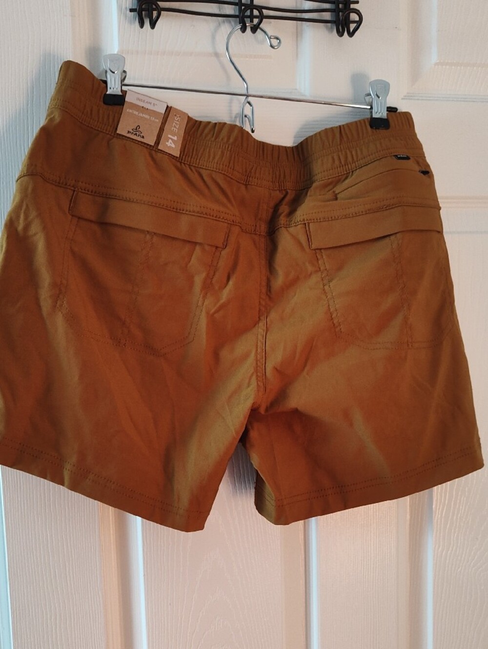 Prana Women's Athletic Shorts in Rust Brown - Picture 4 of 4